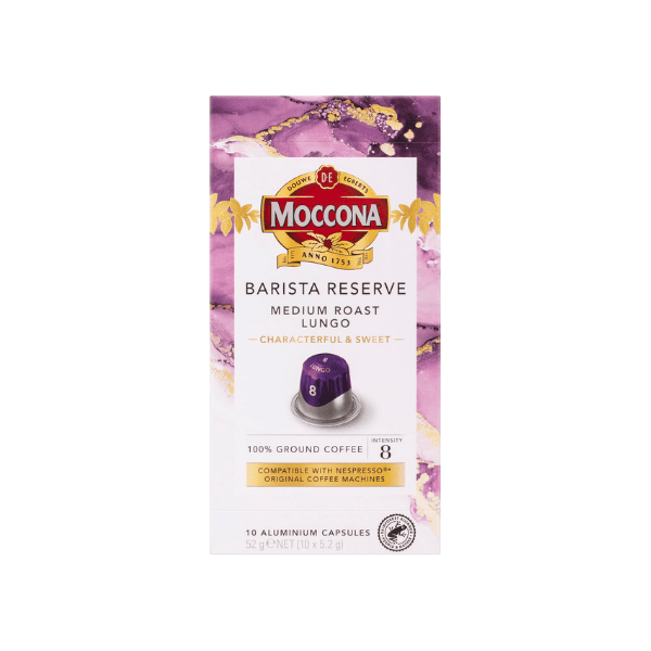 Moccona Barista Reserve Medium Roast Lungo 100 Nespresso-Compatible Capsules