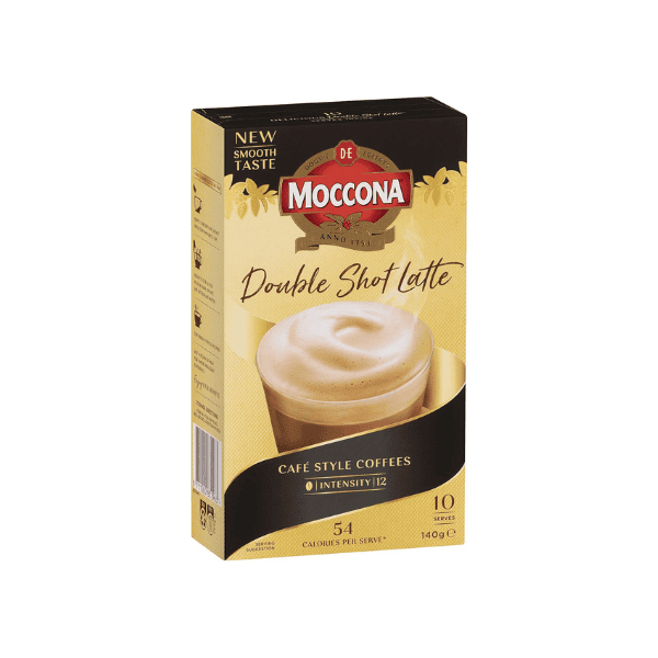 Moccona Double Shot Latte - 50 Convenient Sachets for Coffee Lovers