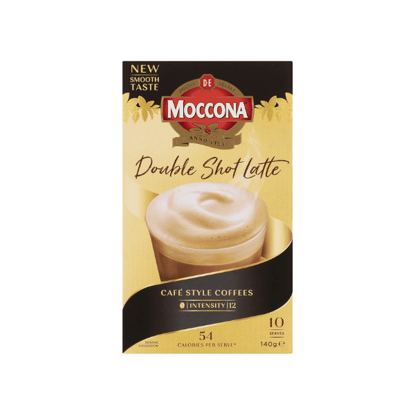 Moccona Double Shot Latte - 50 Convenient Sachets for Coffee Lovers