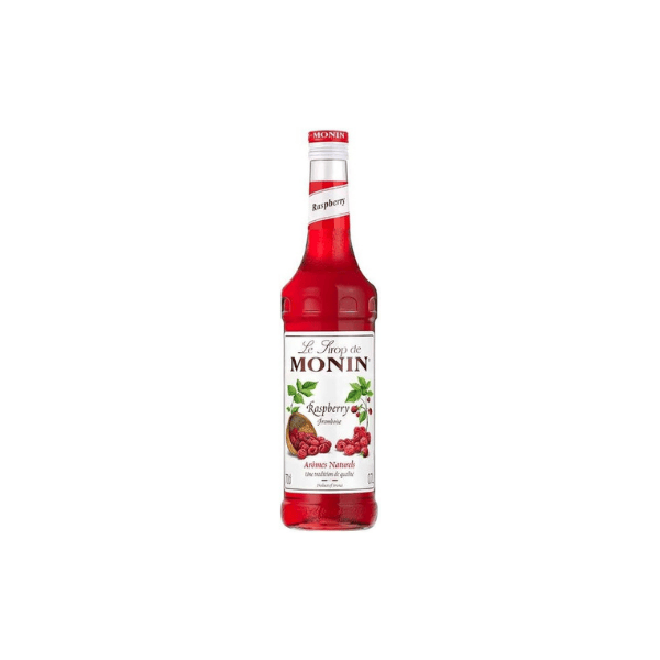 MONIN Premium Raspberry Syrup – Rich Fruit Flavor for Cocktails Coffee & Desserts 700ml