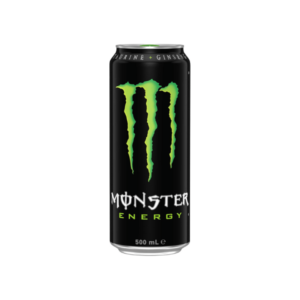 Monster Energy Drink Original 24 x 500ml – Classic Energy Drink with Bold Flavor