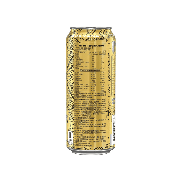 Monster Energy Drink Ultra Gold 24 x 500ml – Refreshing Gold Energy Drink