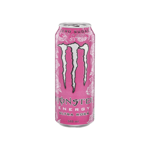 Monster Energy Drink Ultra Rosa 24 x 500ml - Sugar Free Pink Flavor Energy Boost