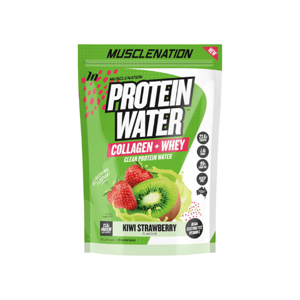 Muscle Nation Protein Water Kiwi Strawberry 25 Serves 750g of Protein-Packed Hydration