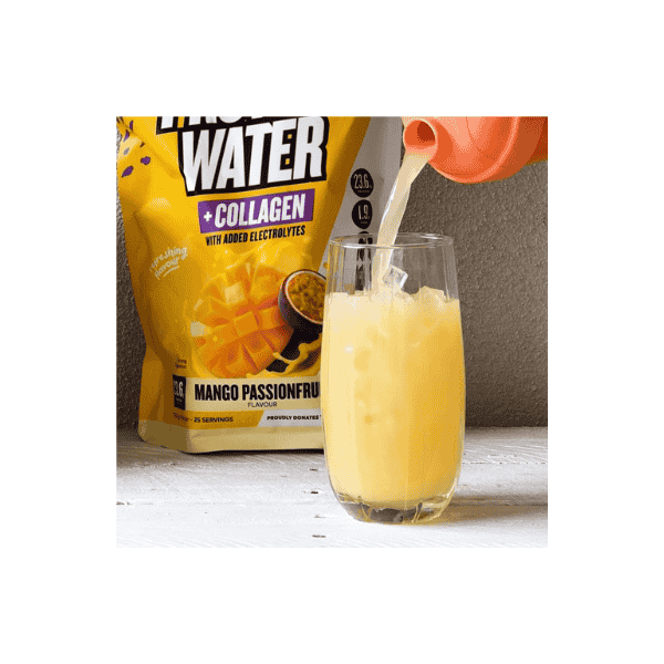 Muscle Nation Protein Water 750g Mango Passionfruit 25 Serves of Pure Protein Hydration