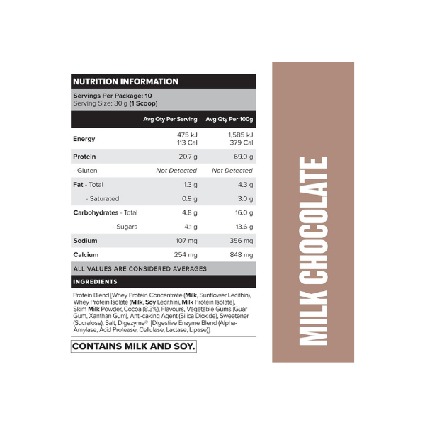 Muscle Nation Daily Shake Milk Chocolate 300g 10 Serves Perfect for Muscle Support