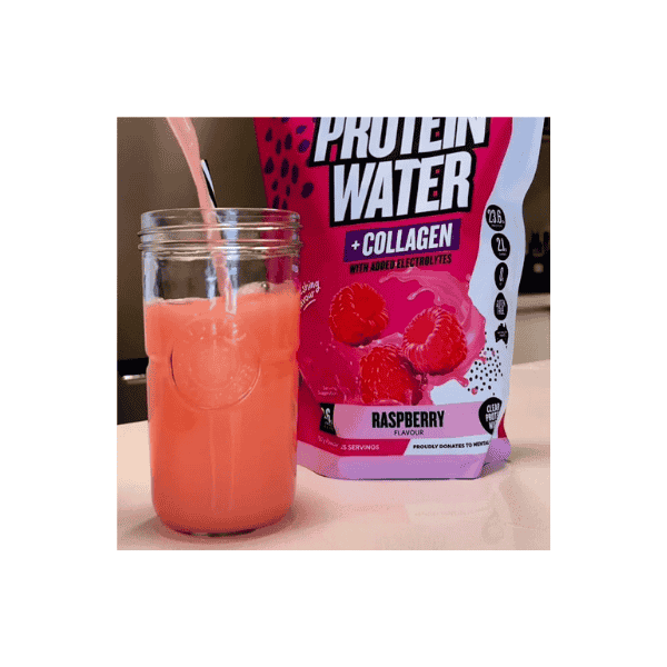 Muscle Nation Protein Water Raspberry 25 Serves 750g of Hydration and Protein