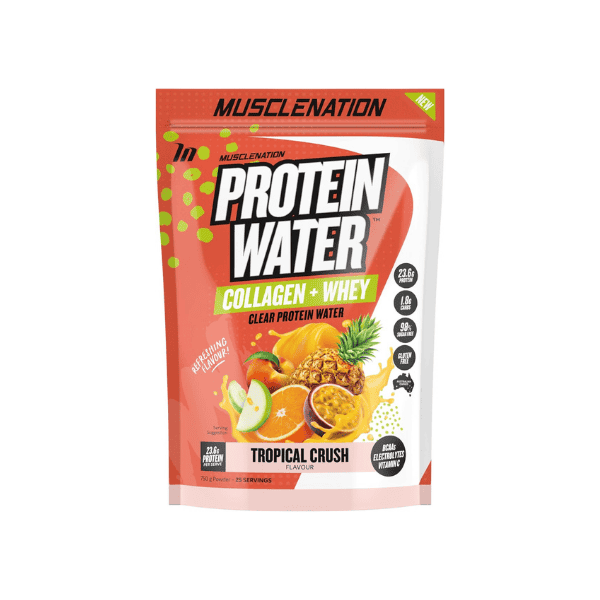 Muscle Nation Tropical Crush Protein Water 750g 25 Serves of Protein & Refreshment