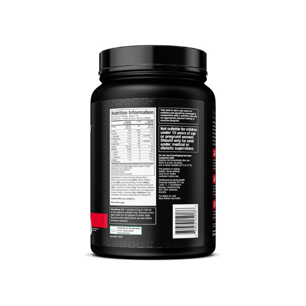 MuscleTech Nitro Tech 1.5lbs Vanilla Cream Flavor Whey Protein for Recovery AU