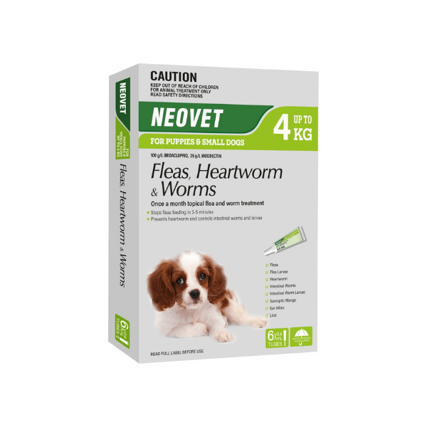 Neovet for Puppies & Small Dogs (Up to 4kg) - 6 Pack