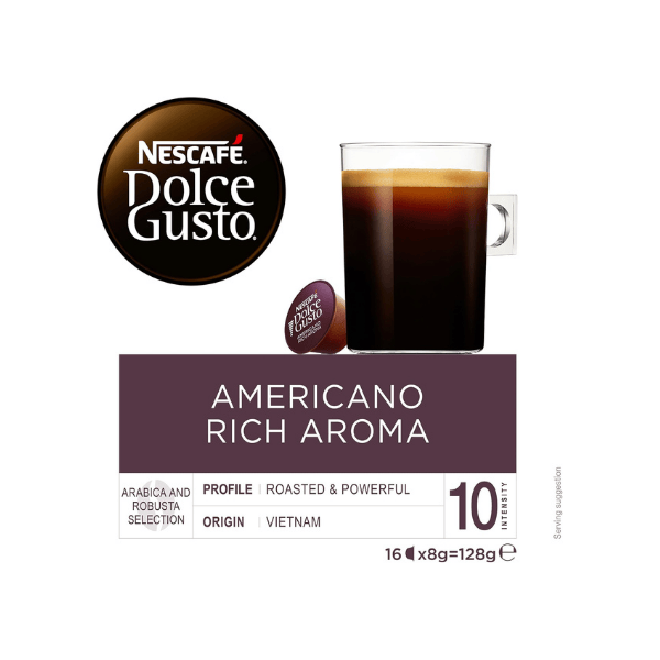 NESCAFÉ DOLCE GUSTO Americano Rich Aroma Coffee Capsules 16 Pack