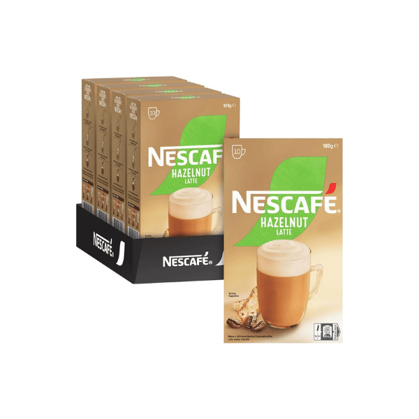 NESCAFÉ Hazelnut Latte Coffee Sachets 40 Pack Your Ideal Coffee Companion