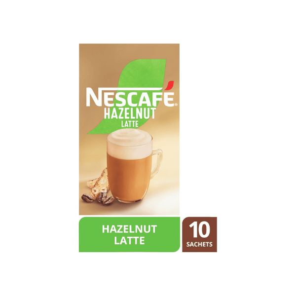 NESCAFÉ Hazelnut Latte Coffee Sachets 40 Pack Your Ideal Coffee Companion