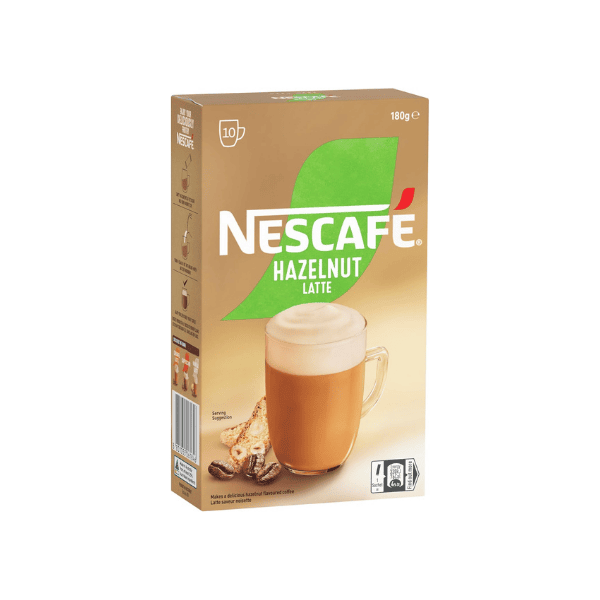 NESCAFÉ Hazelnut Latte Coffee Sachets 40 Pack Your Ideal Coffee Companion