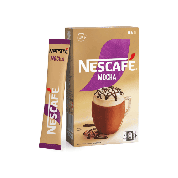 NESCAFÉ Mocha Coffee Sachets 40 Individual Packs for Easy Brewing