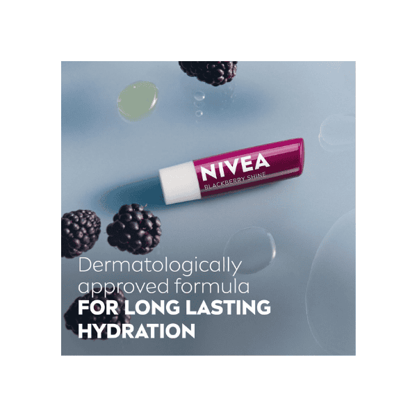 NIVEA Blackberry Shine Lip Balm Tinted 1 Pack