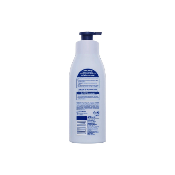 NIVEA Oil Infused Body Lotion Transform Your Skin with Coconut & Monoi Oil 400 ml