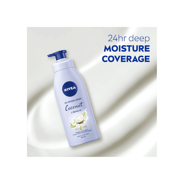 NIVEA Oil Infused Body Lotion Transform Your Skin with Coconut & Monoi Oil 400 ml