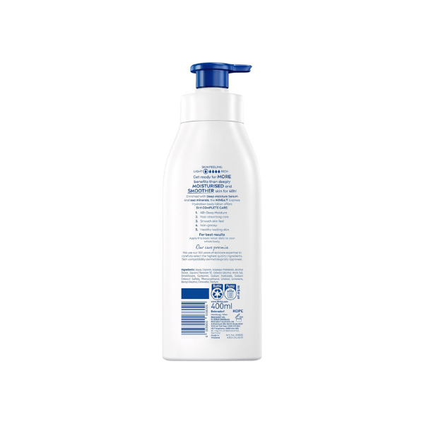 NIVEA Express Hydrating Body Lotion Perfect for All 400 ml