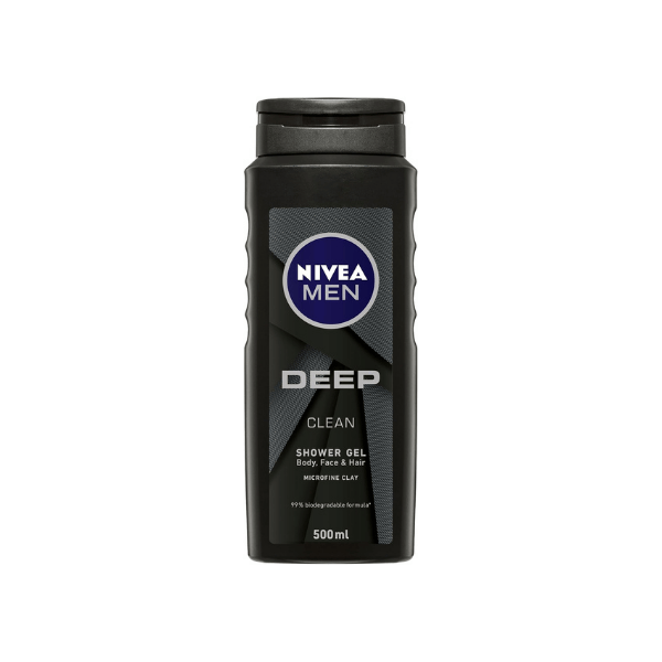 NIVEA MEN Power Fresh 500ml Body Wash & Shower Gel Invigorating Cleanse for Men