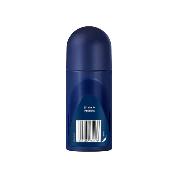 NIVEA MEN Strength 50ml Roll On Deodorant 72 Hour Protection Dual Action Antiperspirant with Fresh Scent