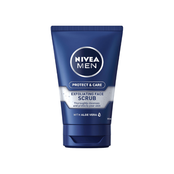 NIVEA MEN Protect & Care Exfoliating Scrub 125ml Deep Cleansing & Skin Protection for Men