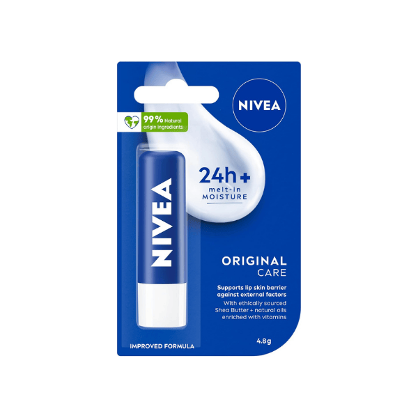 NIVEA Original Care Lip Balm 1 Pack Classic Lip Care