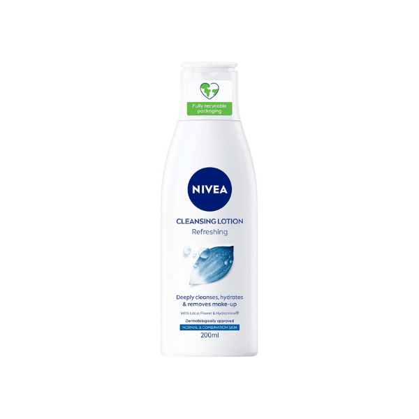 NIVEA Refreshing 200ml Cleansing Lotion for Soft and Clean Skin