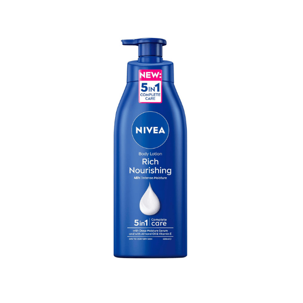 NIVEA Rich Nourishing Body Moisturiser Perfect for Dry Skin 400ml