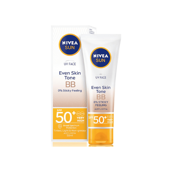 NIVEA SUN BB Cream 50ml SPF 50+ Face Sunscreen with UV Protection