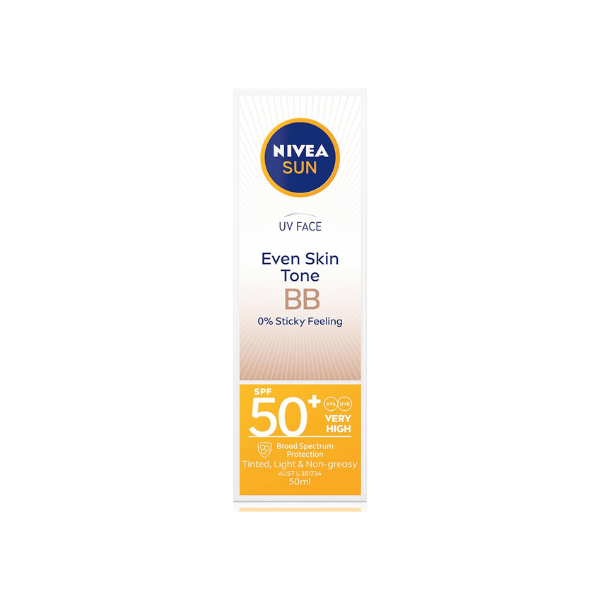 NIVEA SUN BB Cream 50ml SPF 50+ Face Sunscreen with UV Protection