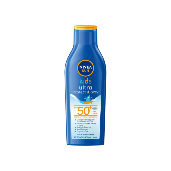 NIVEA SUN Kids Ultra Protect & Play Sunscreen Lotion SPF 50+ 200ml High Protection for Children