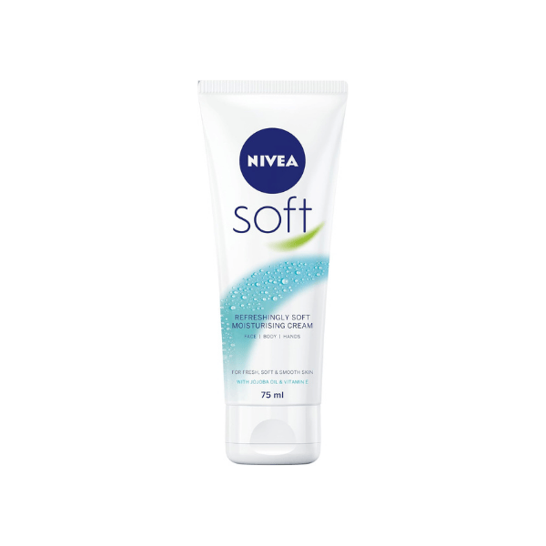 NIVEA Soft Moisturising Cream 75ml Hydrating & Softening Face Cream for All Skin Types