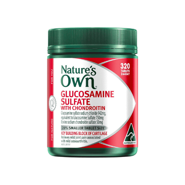 Nature’s Own Glucosamine & Chondroitin 320mg Joint Pain Relief & Cartilage Support