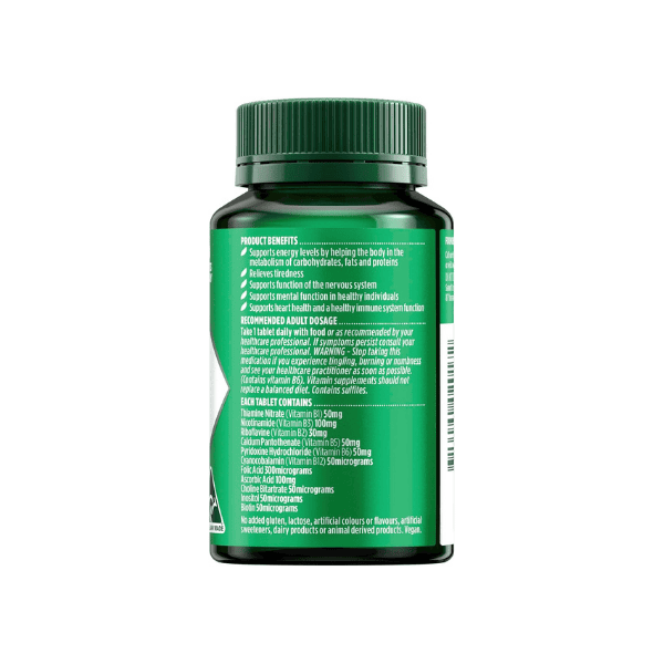 Nature’s Own Super B Complex 150 Tablets Energy Mental Clarity & Heart Health Support