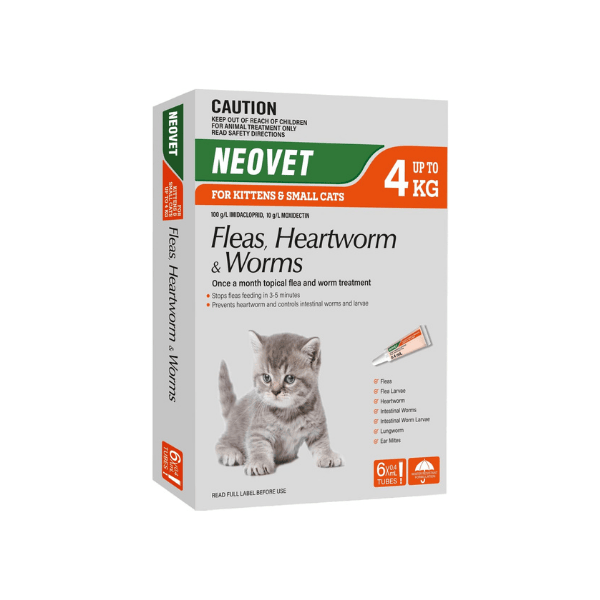 Neovet for Kittens & Small Cats (Up to 4kg) 6 Pack