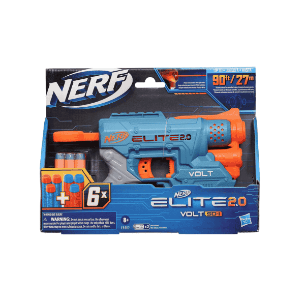 Nerf Elite 2.0 Volt SD 1 Blaster 6 Darts Light Beam Targeting Customizable  Ages 8+