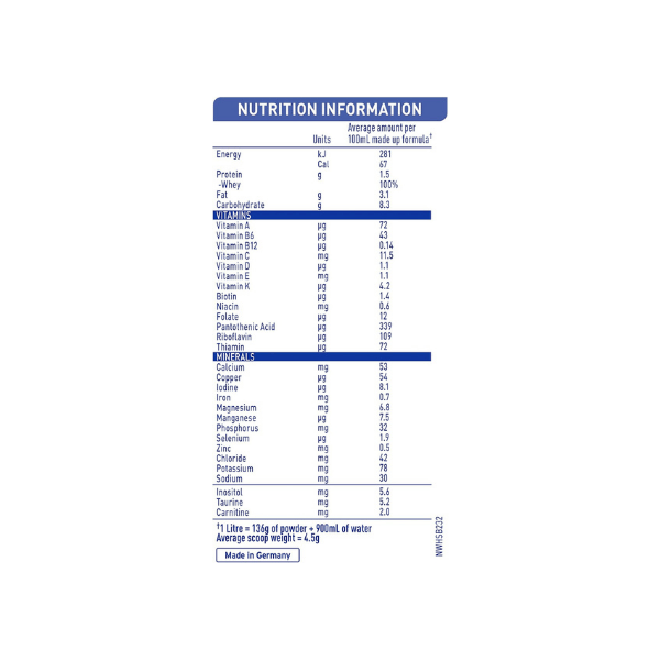 Nestlé NAN EXPERTpro A.R Infant Formula for Regurgitation Suitable for Babies from Birth to 12 Months 800g