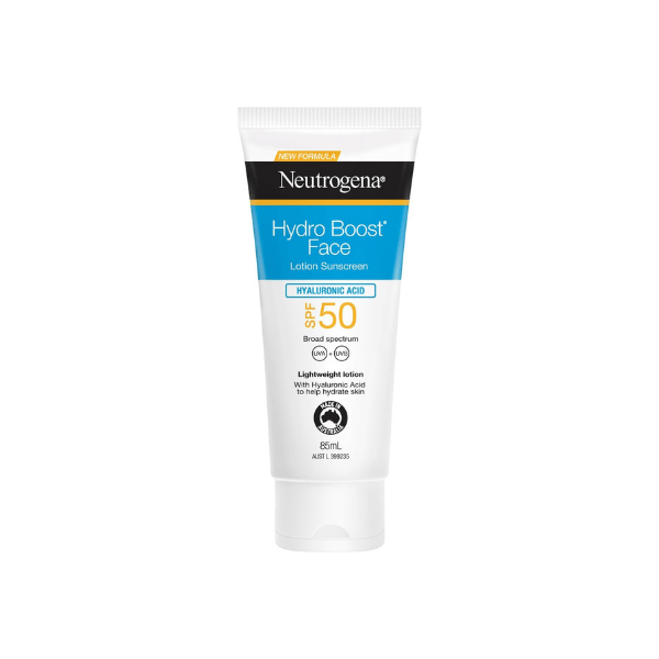 Neutrogena Hydro Boost Face Lotion Sunscreen SPF 50 85ml Ultra-Hydrating Protection for Your Skin with Hyaluronic Acid