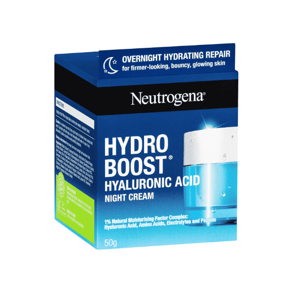 Neutrogena Hydro Boost 50g Night Cream Hydrate Strengthen & Restore Your Skin Overnight