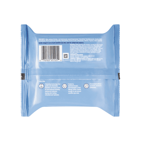 Neutrogena Makeup Remover Cleansing Wipes 25 Pack No Rinse No Heavy Residue