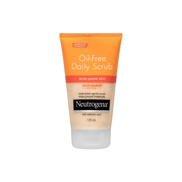 Neutrogena Oil-Free Acne Scrub 125ml Helps Prevent Breakouts & Cleanse Pores