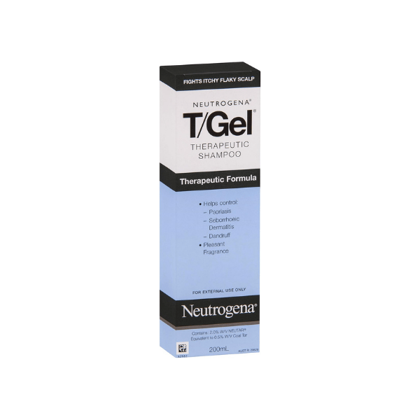 Neutrogena T/Gel Therapeutic Shampoo 200mL Soothes Itchy Flaky Scalp & Prevents Dandruff