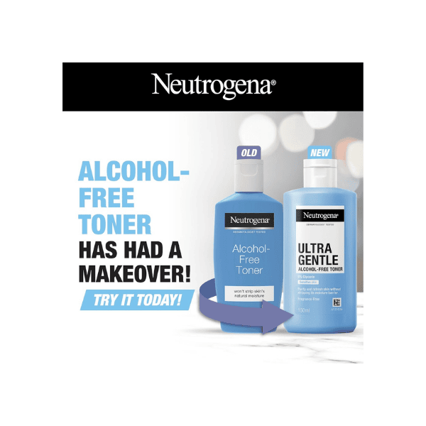 Neutrogena Alcohol-Free Face Toner 150mL Gentle & Refreshing for Sensitive Skin