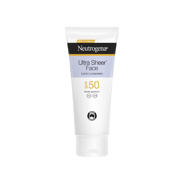 Neutrogena Ultra Sheer SPF 50 Face Lotion 88ml Perfect for Daily Sun Protection