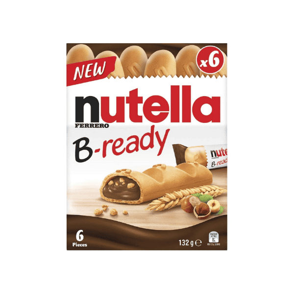 Nutella B-Ready 132g A Crunchy Creamy Nutella Hazelnut Wafer Snack