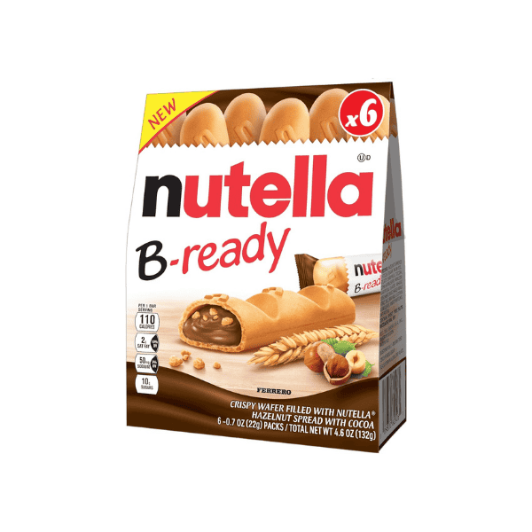 Nutella B-Ready 132g A Crunchy Creamy Nutella Hazelnut Wafer Snack