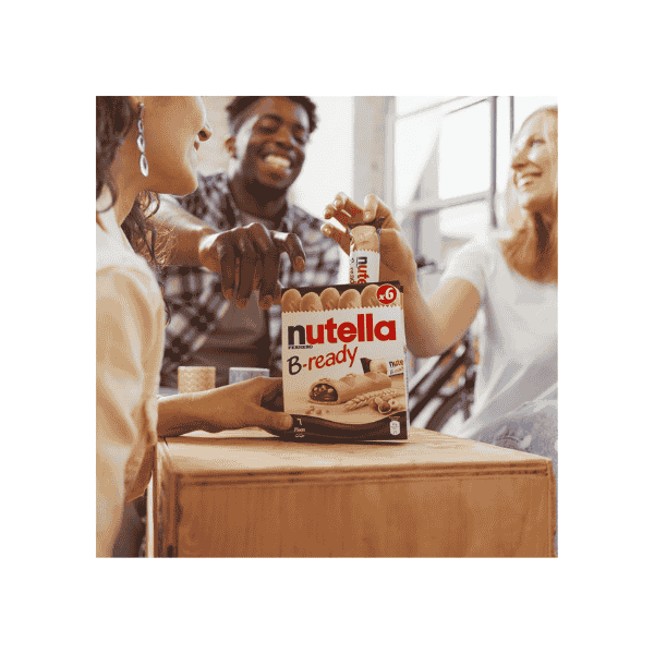 Nutella B-Ready 132g A Crunchy Creamy Nutella Hazelnut Wafer Snack