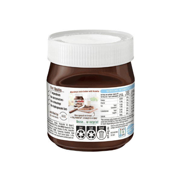 Nutella 400g Hazelnut Chocolate Spread A Sweet Delight for Every Meal