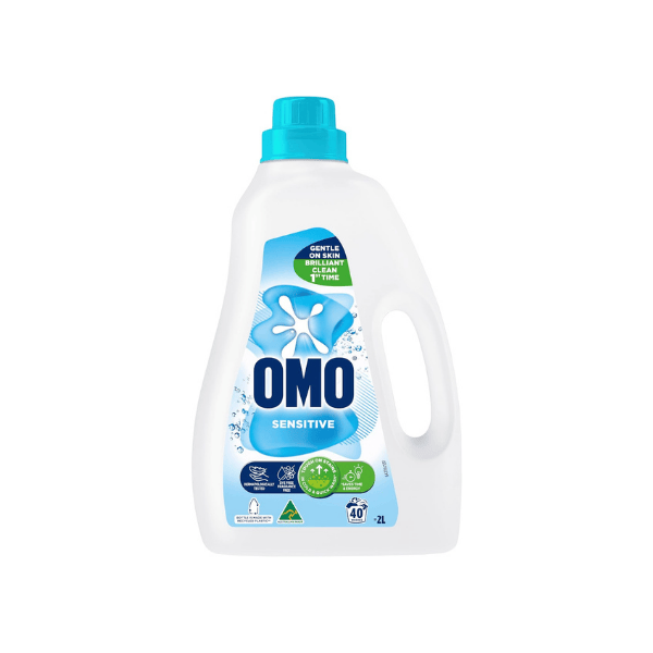 OMO Sensitive 2L Laundry Liquid Ideal for Front & Top Loaders